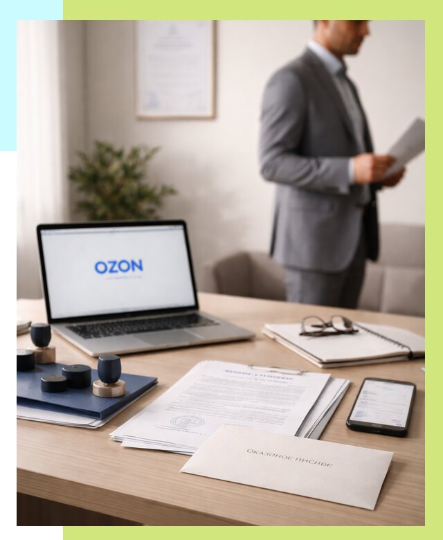 Отказное письмо для Ozon в Великом Устюге от 3563 р. | Сертэкс
