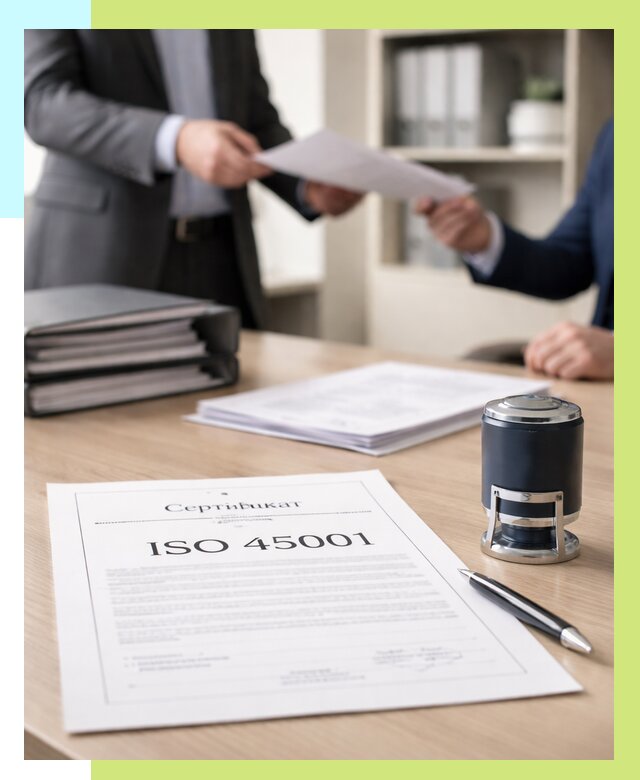 Сертификат ISO 45001 в Великом Устюге под ключ от 45806 р. | Сертэкс